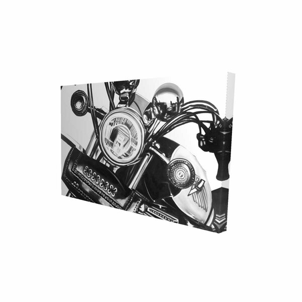 Begin Home Decor 12 x 18 in. Realistic Motorcycle-Print on Canvas 2080-1218-TR56